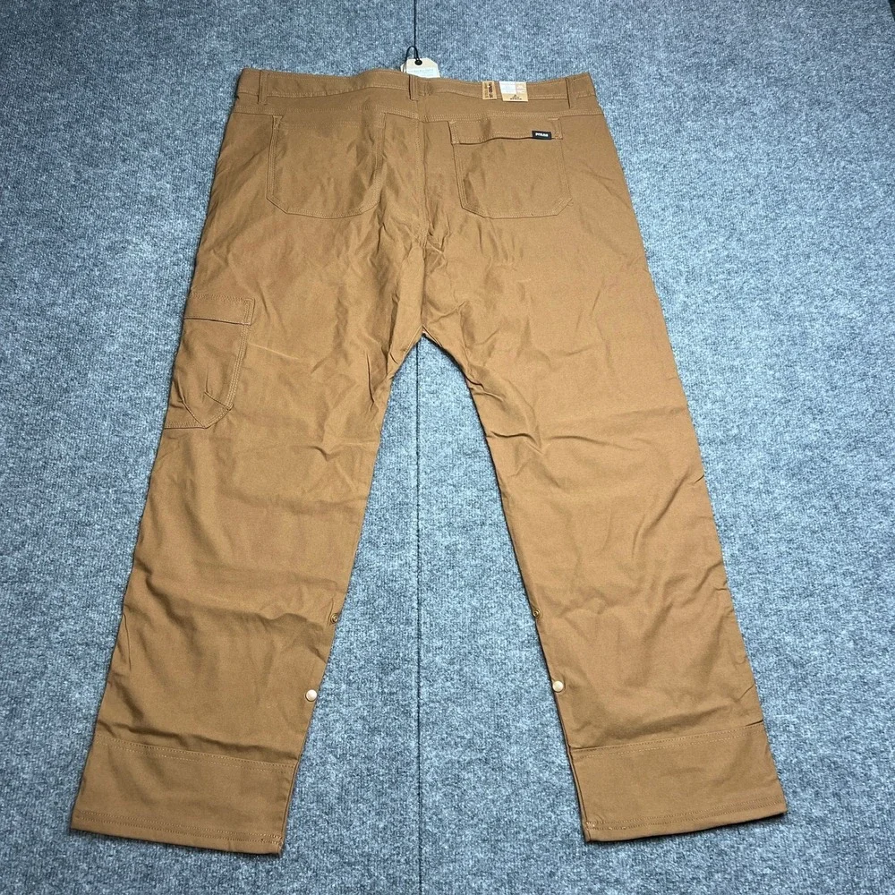 NWT PrAna Mens 42x30 Stretch Zion Slim Pant II Sepia Brown Cargo Hiking Pants‎